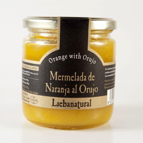 Mermelada de naranja al orujo Liébanatural