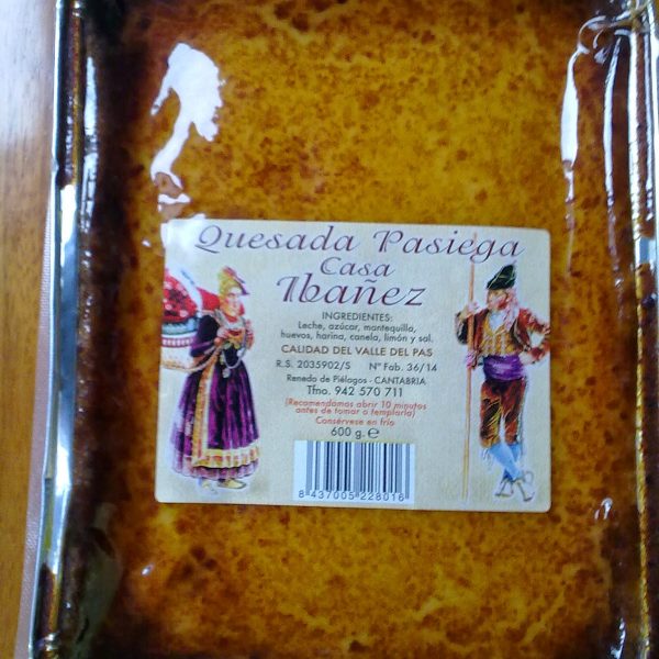 Quesada pasiega Ibañez 600 grs Quesada pasiega Ibañez 600 grs