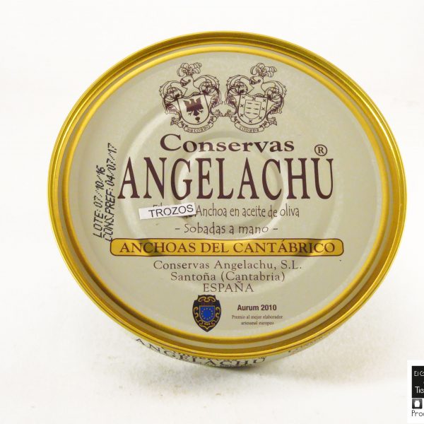 Lata de trozos de Anchoa Angelachu