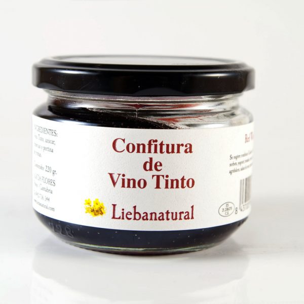 Confitura de Vino Tinto Liébanatural