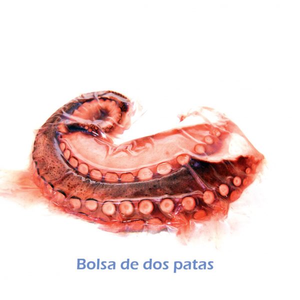 Bolsa con pata de pulpo cocido