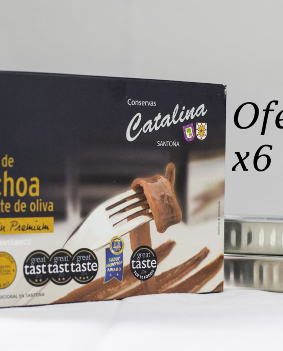 Lata de anchoas Premium Catalina 6 Latas