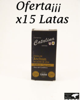 Pack oferta 15 octavillos anchoas Catalina