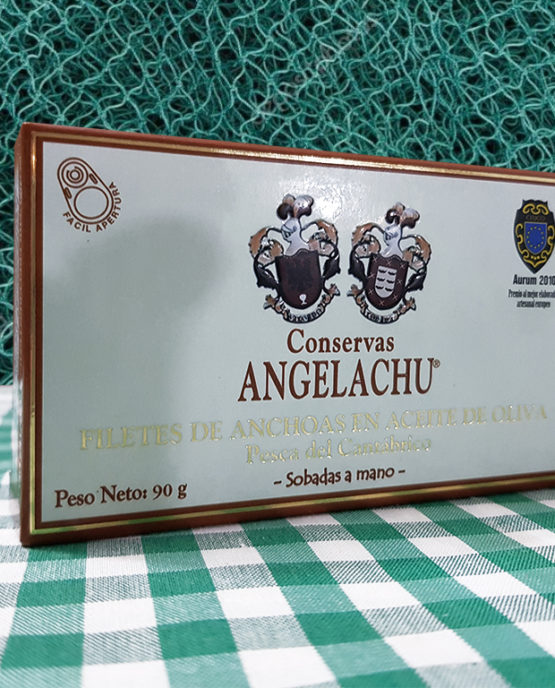 Doble octavillas de Anchoas del Cantábrico Angelachu