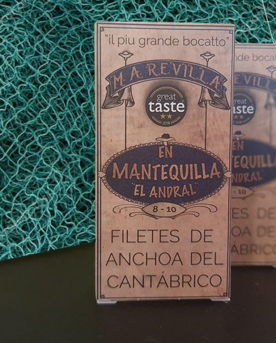 Anchoas en mantequilla Revilla